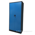 Factory wholesale new design black blue steel office storge cabinet